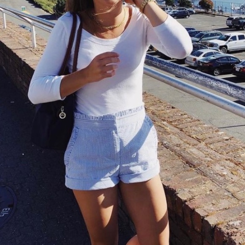 J. Crew Seersucker Shorts